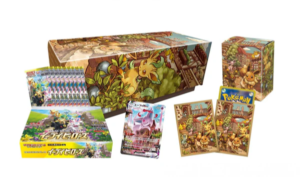 Pokemon TCG 日版 劍與盾 強化補充包 イーブイヒーローズ 伊貝 特別套裝
